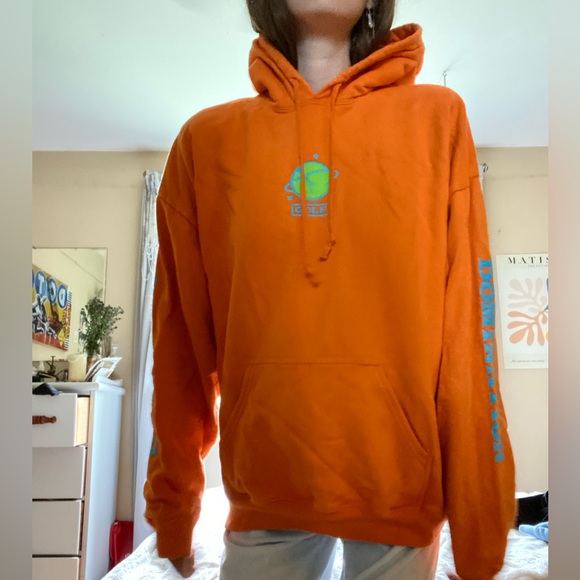 Golf Le Fleur orange hoodie - Picture 1 of 4